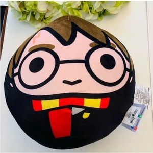 Rare,  Harry Potter round stuffed pillow plush toy new, ultra soft, wizard world